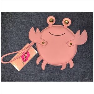 Betsey Johnson | Crab Coin Purse Wristlet NWT